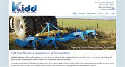 Desktop Screenshot of kiddfarmmachinery.com